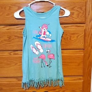 Justice tank/swim cover up